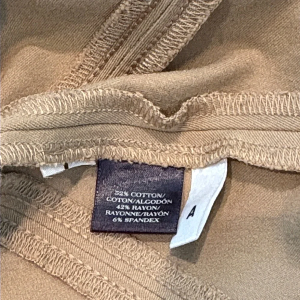 Ann Taylor Tan Pencil Skirt. Size 0